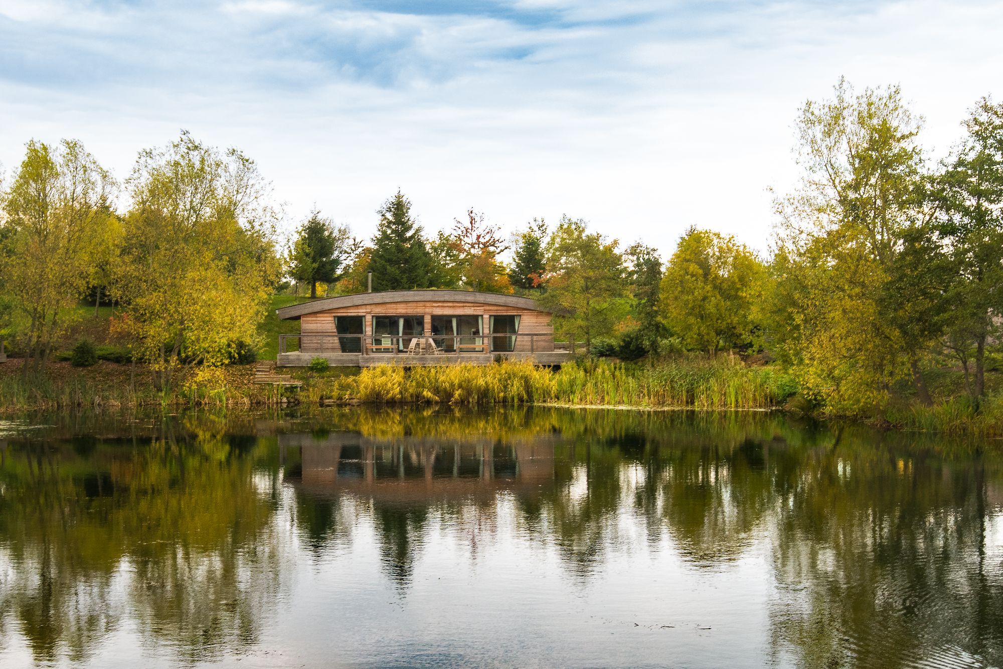 luxury lakeside Yorkshire lodge